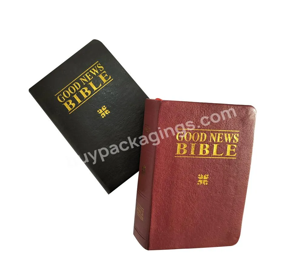 Mini Full Stock Receive Custom Size Book Printing NIV Bible English Soft Cover Gold Plated Bible Book