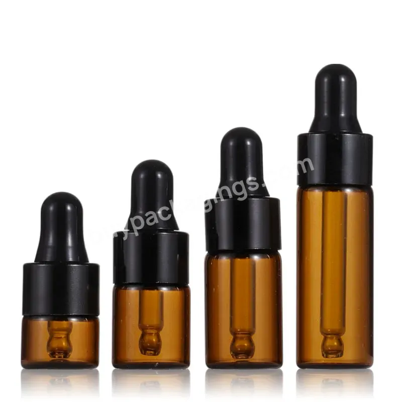 Mini Glass Dropper Bottles 1ml 2ml 3ml 5ml 10ml