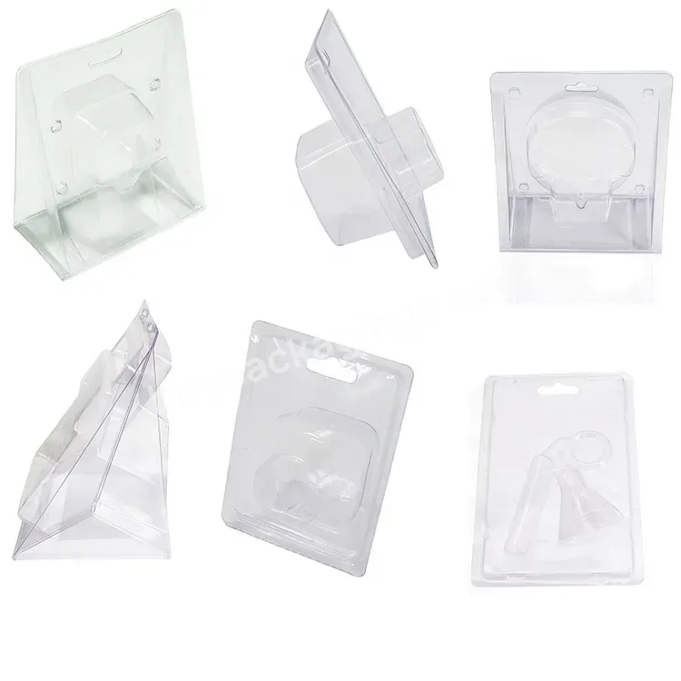 Mini Moq Clear Plastic Pvc Clamshell Packaging Boxes High Transparent Pet Plastic Toy Packaging Box