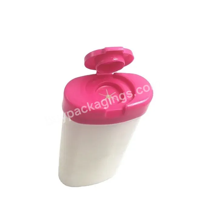 Mini Plastic Wetly Tissue/wipe Canister With Key Chain,Baby Cleaning Wetly Wipe Mini Canister