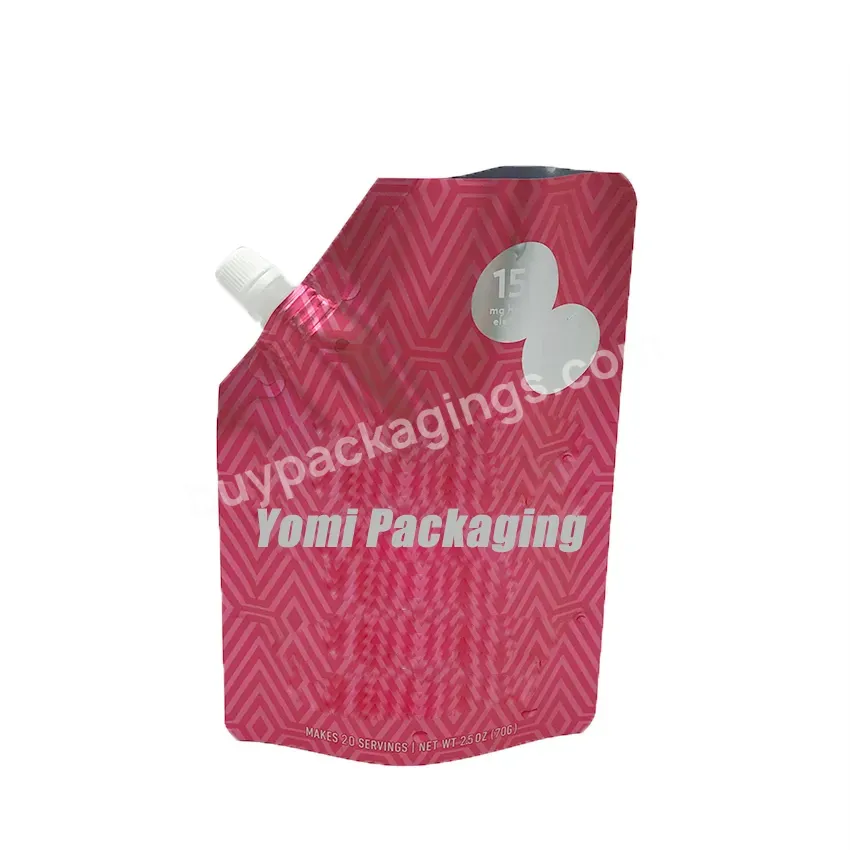 Mini Sample Oem Dopack 5g 10g 20g 30g Sachet Shampoo Mini Liquid Spout Pouch For Cosmetic Tiny Stand Up Pouch