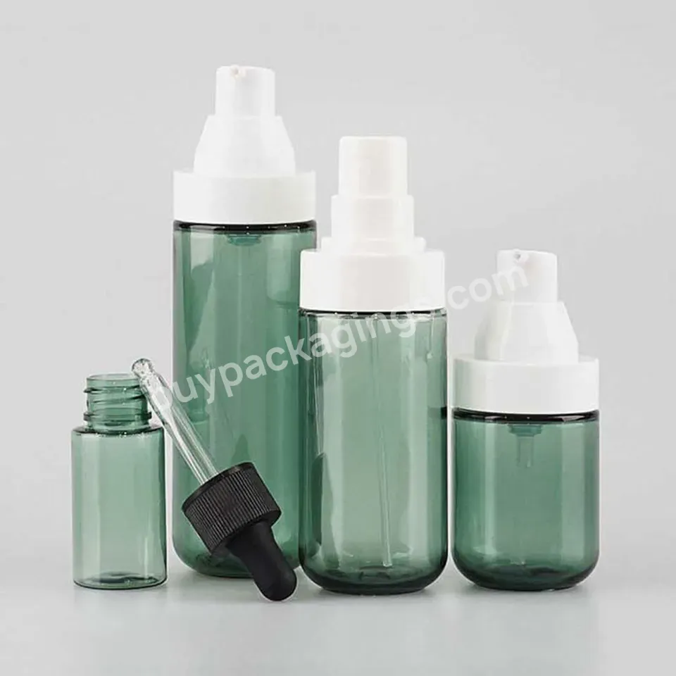 Mini Sample Packaging 15ml 50ml 80ml 150ml Pet Cosmetic Face Cream Serum Packaging Plastic Lotion Bottles