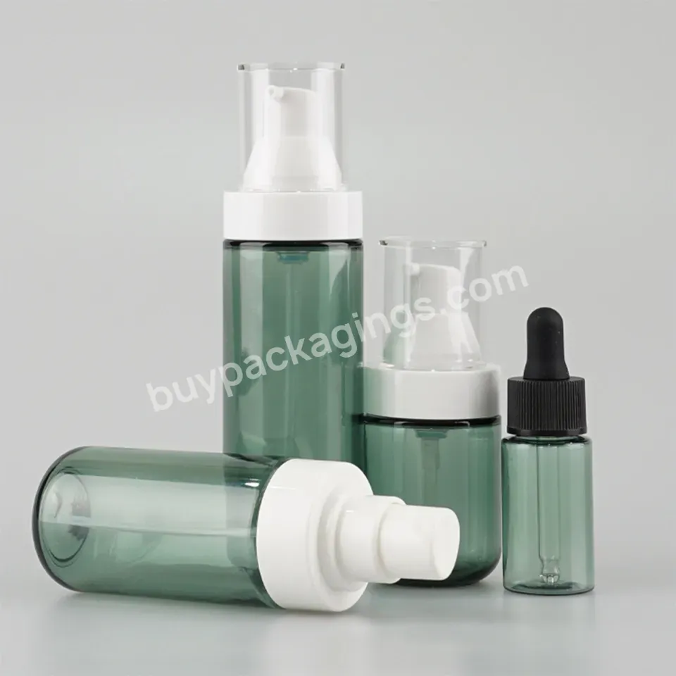 Mini Sample Packaging 15ml 50ml 80ml 150ml Pet Cosmetic Face Cream Serum Packaging Plastic Lotion Bottles