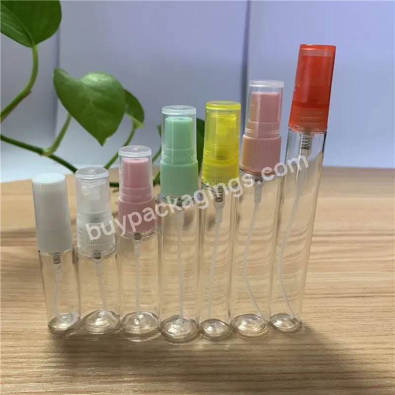 Mini Small Size 2.5ml 3ml Pet Pocket Plastic Perfume Spray Bottle Perfume Bottle Mini