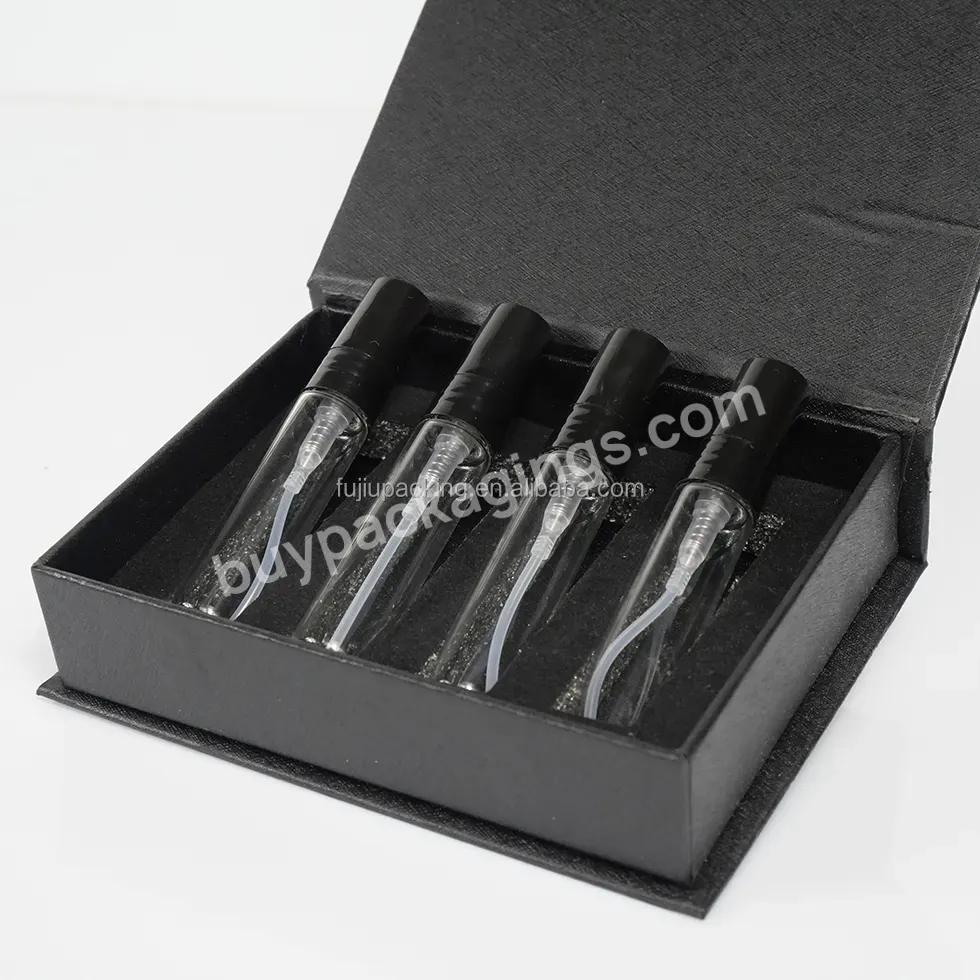 Mini Vial 2ml 3ml 5ml 10ml Atomizer Glass Perfume Sample Bottles Cosmetic Glass Perfume Gift Bottle With Paper Box