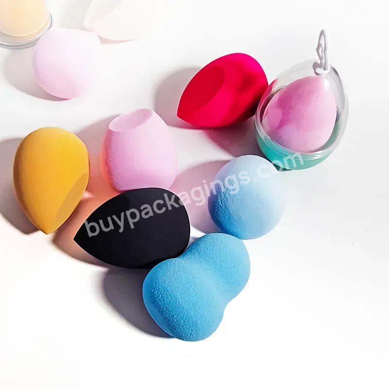 Mix Colors Multi Shapes Latex Free Beauty Make Up Sponge Pink Red Yellow Cosmetic Puff Makeup Sponges Blender