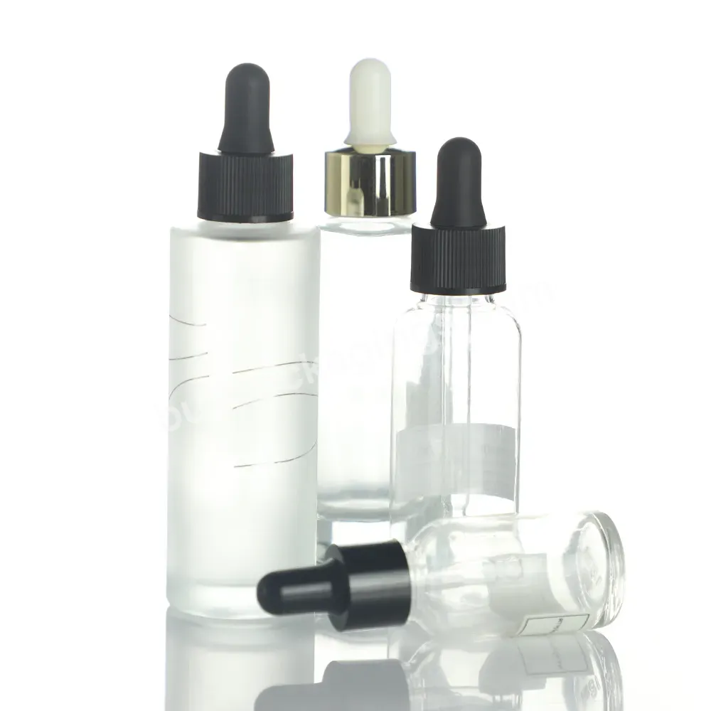 Modern Glass Round Custom Or Standard Brown Competitive Price Serum 4oz Dropper Bottle For Hair Oil