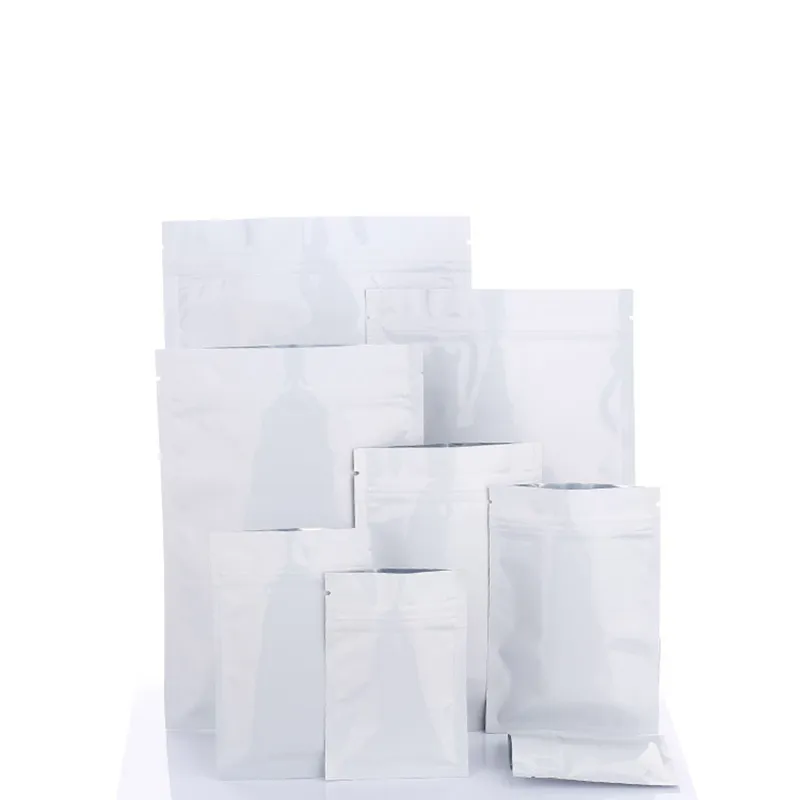 Moisture proof coffee packaging bag storage dried food PE plastic flat ziplock bag