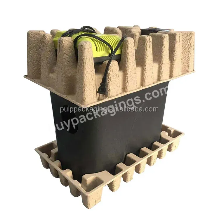 Molded Paper Pulp Tray Recycled Pulp Packaging Biodegradable Paper Pulp Insert Tray