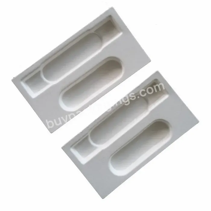 Molded Pulp Tray Biodegradable Pulp Wholesale Custom Logo Packaging Box Customized