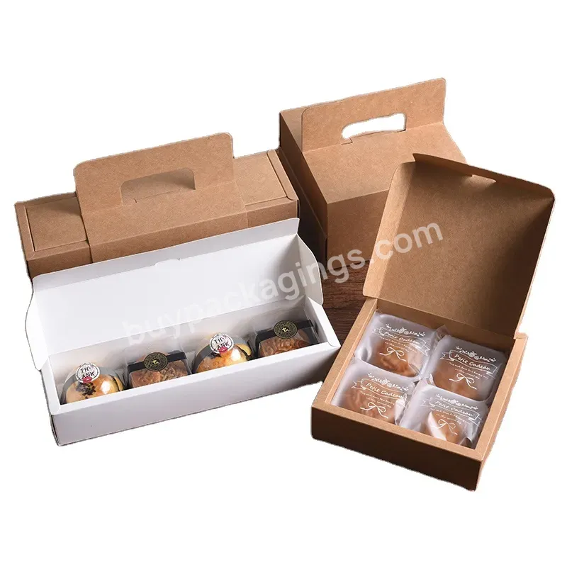 Mooncake Gift Box Packaging Portable Food Grade Customized Logo Offset Printing Corrugated Board Craft Boxes Datang Folders