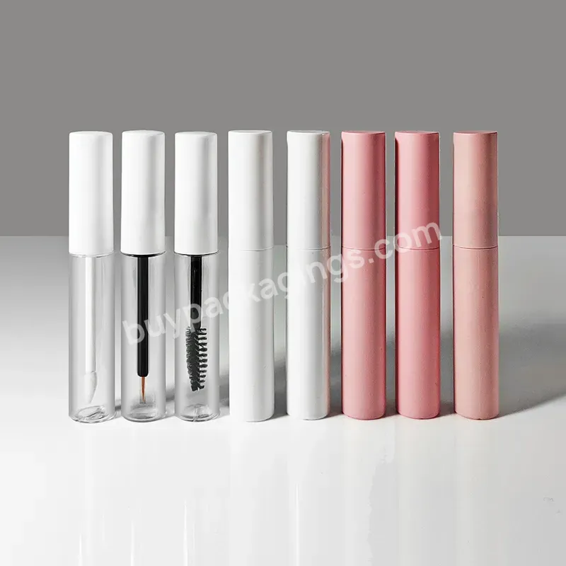 Moq 500pcs Empty Lip Gloss Tube Blowing Lip Gloss Bottle Custom Label Shiny Gold Clear Lip Gloss Wand Tubes Injection