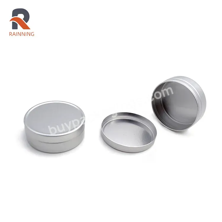 Most Popular 10ml Aluminum Cosmetic Container Airtight Lip Balm Tin Can With Top Quality