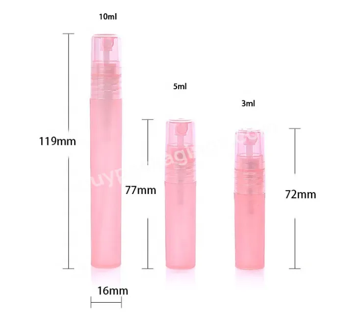 Most Popular 3ml 5ml 10ml Spray Pen Bottle Pp Plastic Sample Perfume Bottles