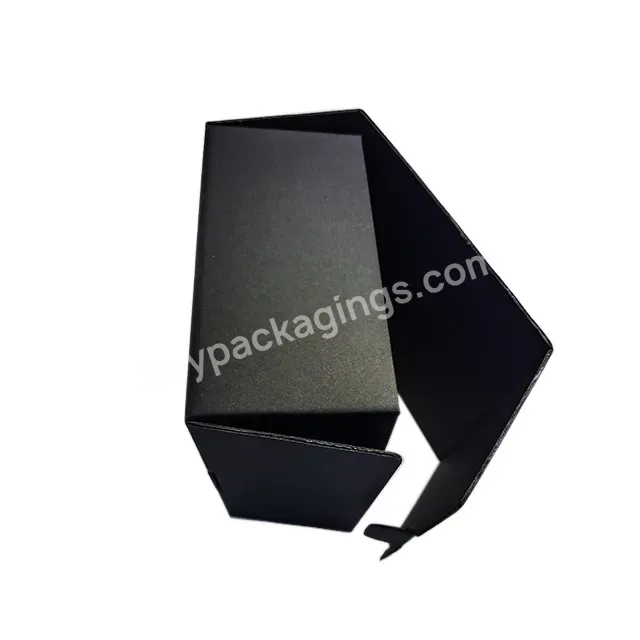 Mounting Die Cutting Foam E Flute Black Paper Storage Foldable Gift Box