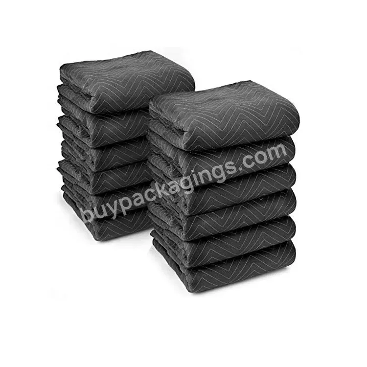 Moving Packing Blankets 12 Pack Furniture Premium Moving Blanket Heavy Duty - Buy Furniture Moving Blanket,Moving Blankets Heavy Duty,Blanket Moving.