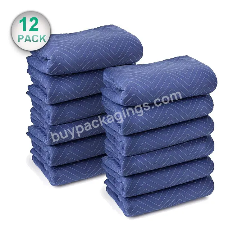 Moving Supplies Moving Blanket 72 X 80 Moving Blankets Furniture Pads - Buy Moving Blankets Furniture Pads,Moving Supplies,Custom Logo Moving Blanket 72 X 80.