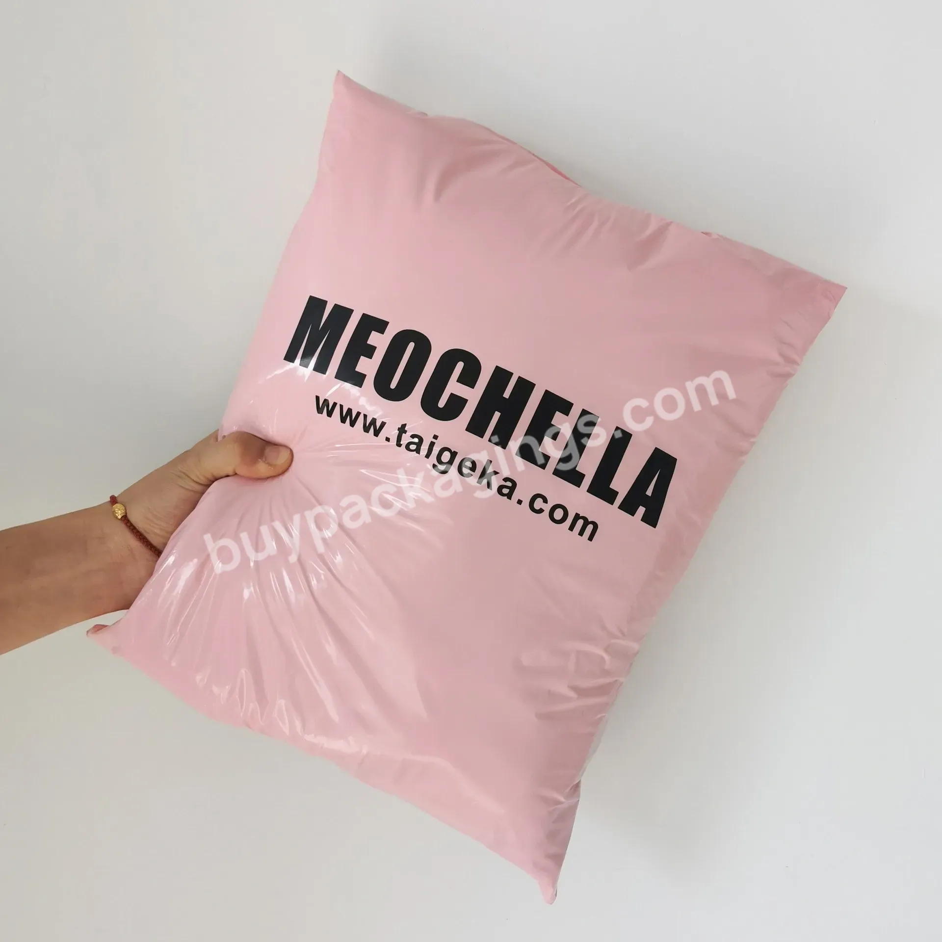 Multi Color Custom Logo Compostable Poly Mailer Bags Packaging Pink Transport Mail Bag For Clothing Shipping Delivery Polybags