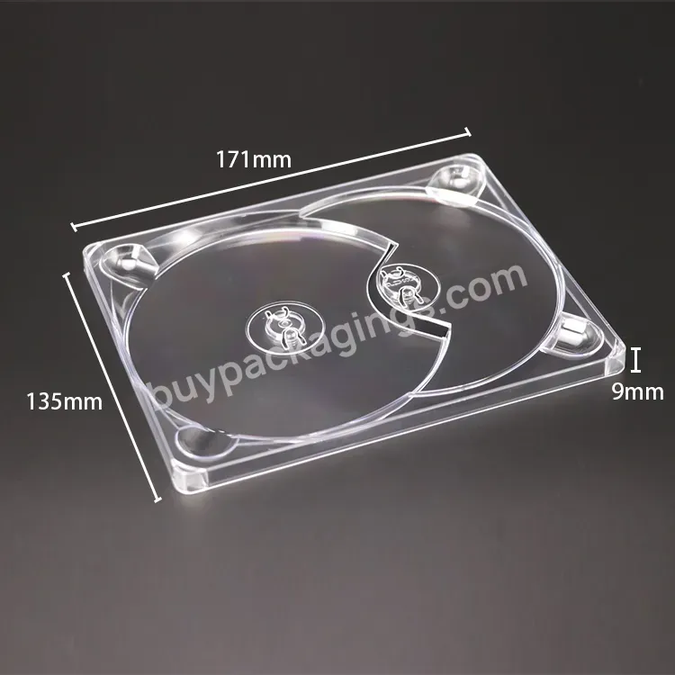 Multi Disc Dvd Player Cd Pack Cover Discs Storage Box Dvd Movies Holder Clear Slim Cd Recording Packaging Cd Digi Tray