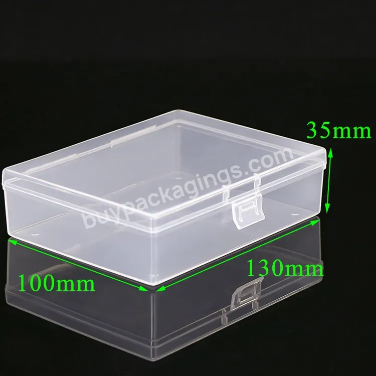 Multi Tools Holder Box Transparent Plastic Storage Box Jewelry Clips Holder Case Pp Plastic Multi Size Small Plastic Boxes