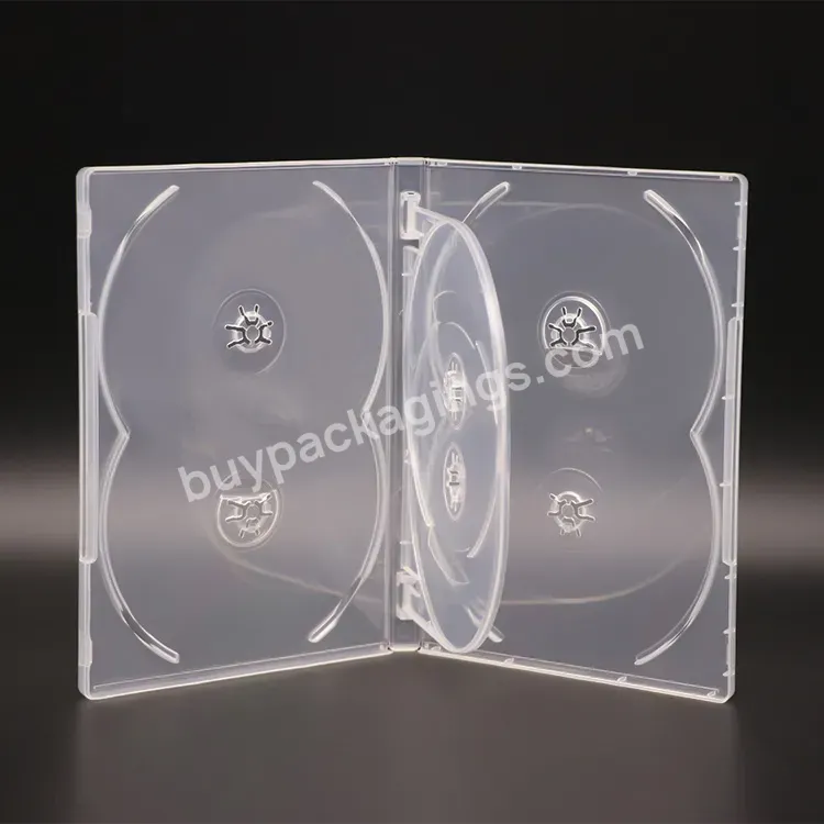 Multi Vcd Storage Holder Replacement Empty Plastic Sleeves Dvds Cd 14mm Pp Dvd Storage Box Disks Cd Jewel Dvd Case