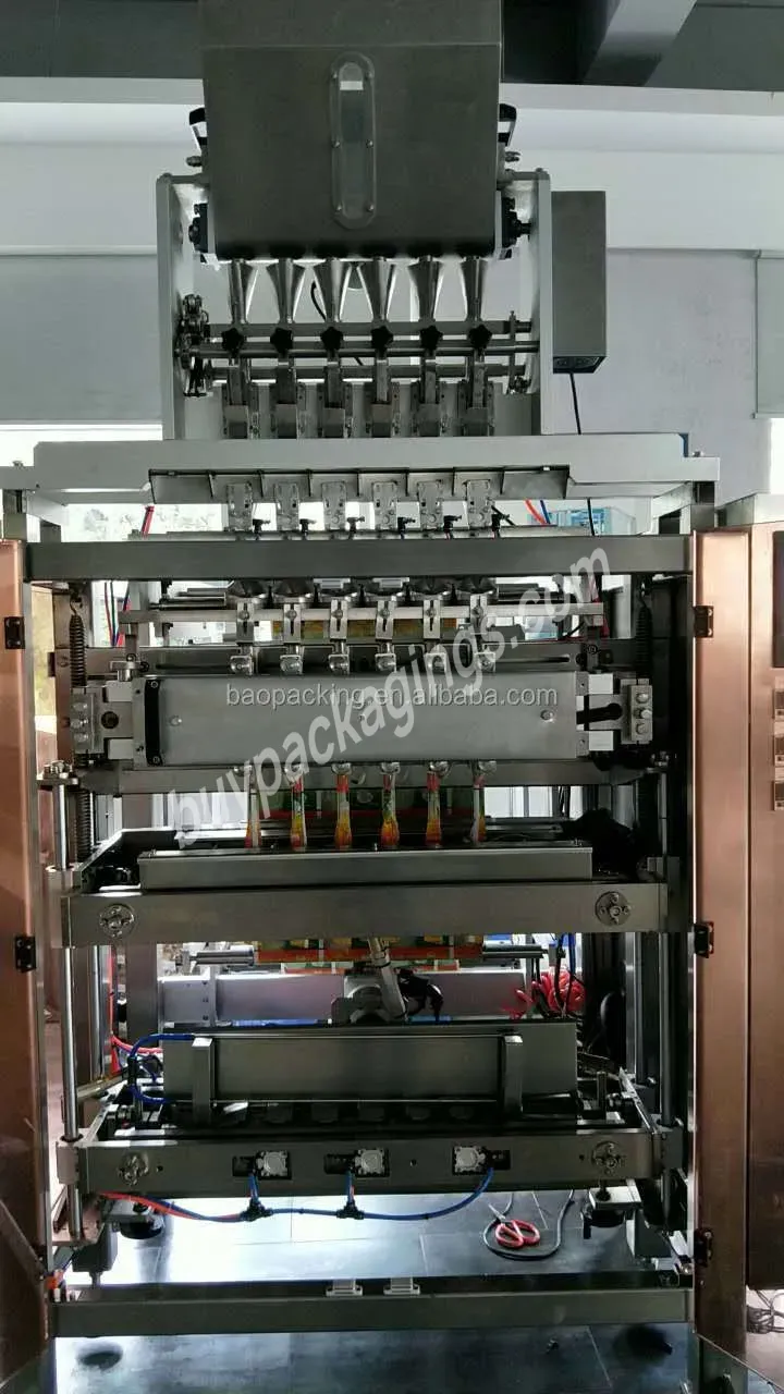 Multiline Automatic Coffee Powder Sachet Pouch Bag Packaging Machine Dry Powder Stick Packing Machine For Coffee - Buy Packing Machine Automatic,Coffee Packing Machine,Multiline Packing Machine.