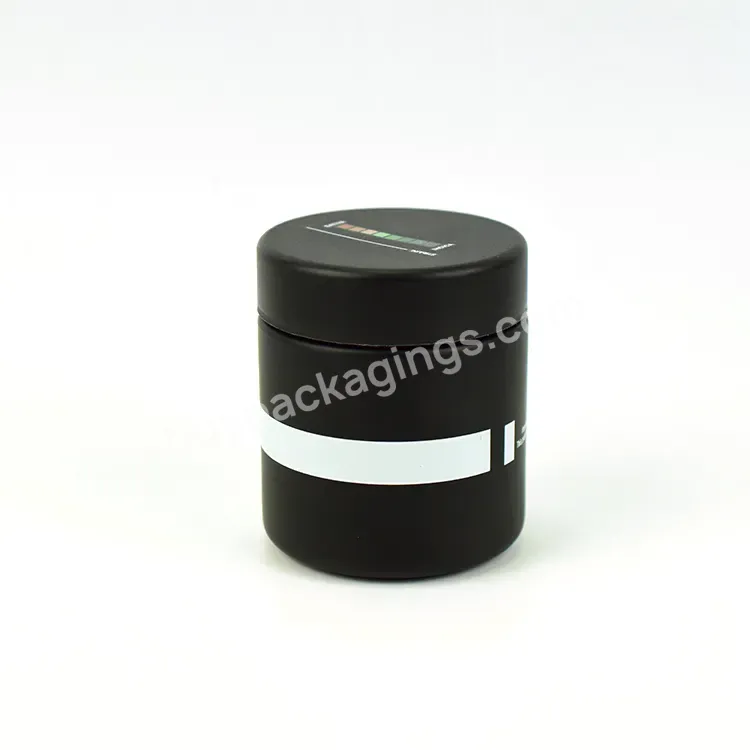 Multiple Color Print On Child Proof Cap 120ml 4oz Matte Black Glass Jar For Hash Packaging - Buy Multiple Color Print On Child Proof Cap 120ml 4oz Matte Black Glass Jar For Hash Packaging,Frosted Glass Jar,4oz Matte Black Glass Jar With Lid.