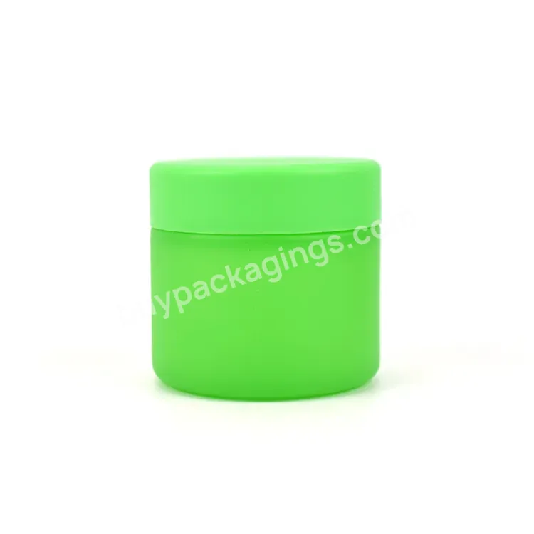 Multiple Color Print On Child Proof Cap 120ml 4oz Matte Black Glass Jar For Hash Packaging