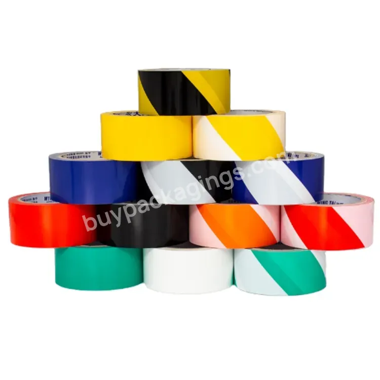 Multiple Sizes Red White Pvc Pipe Wrapping Tape Black Yellow Warning Safety Tape