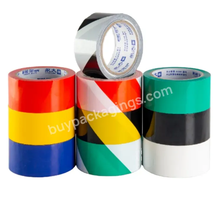 Multiple Sizes Red White Pvc Pipe Wrapping Tape Black Yellow Warning Safety Tape