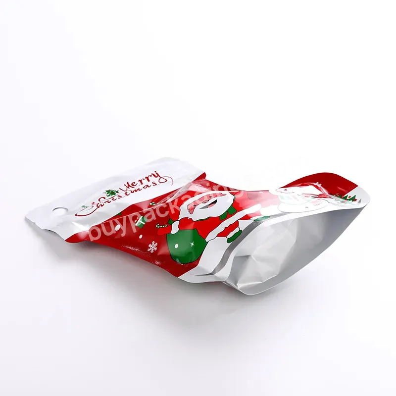 Mylar Bags Plastic Zip Lock Resealable Heat Seal Printed Aluminum Foil Custom Stand Up Pouch Gift Gummies Packaging Bag