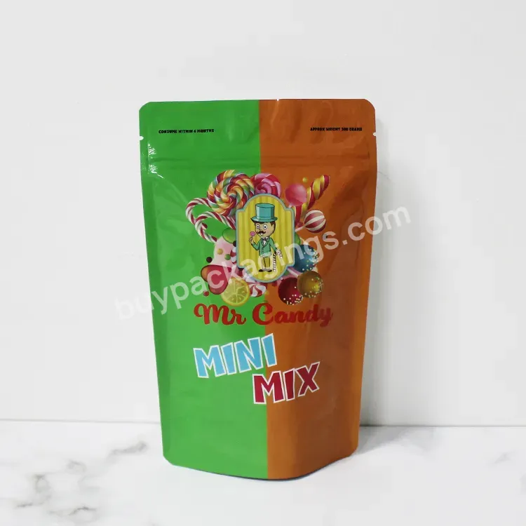 Mylar Zipper Bag Candy Frozen French Fries Supplier High Quality Plastic Frosted Made Craft Food Packaging Bags