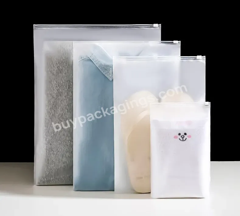 Mylar Zipper Bag Logo For Packaging Pouch Poly Clothes Plastic Packing Zipper Pouch Ziplock Storage Bag