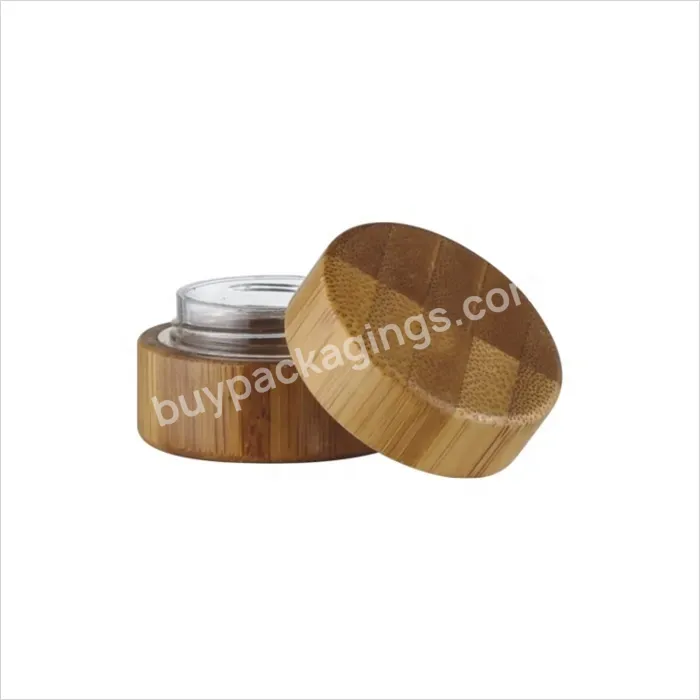 Natural Bamboo Jars With Bamboo Lids Empty Lotion Containers Travel Cream Containers - For Diy Cosmetic Jars 15-250g - Buy Cosmetics Container With Bamboo Lids,Cosmetic Bamboo Jar,Cream Jar With Bamboo Lid.