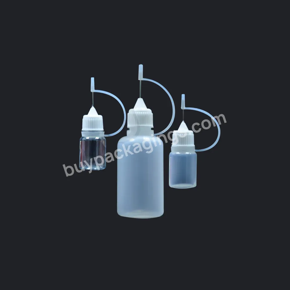 Needle Tip Type 5ml 10ml 15ml 30ml Squeeze Needle Bottle Oil Plastic Dropper Bottles