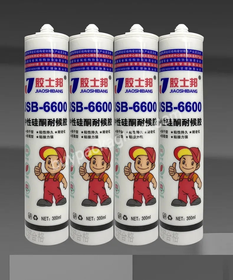 Neutral Glass Sealant Glue For Gap Filler Waterproof And Mildew Proof Transparent Glass Door And Window Bath