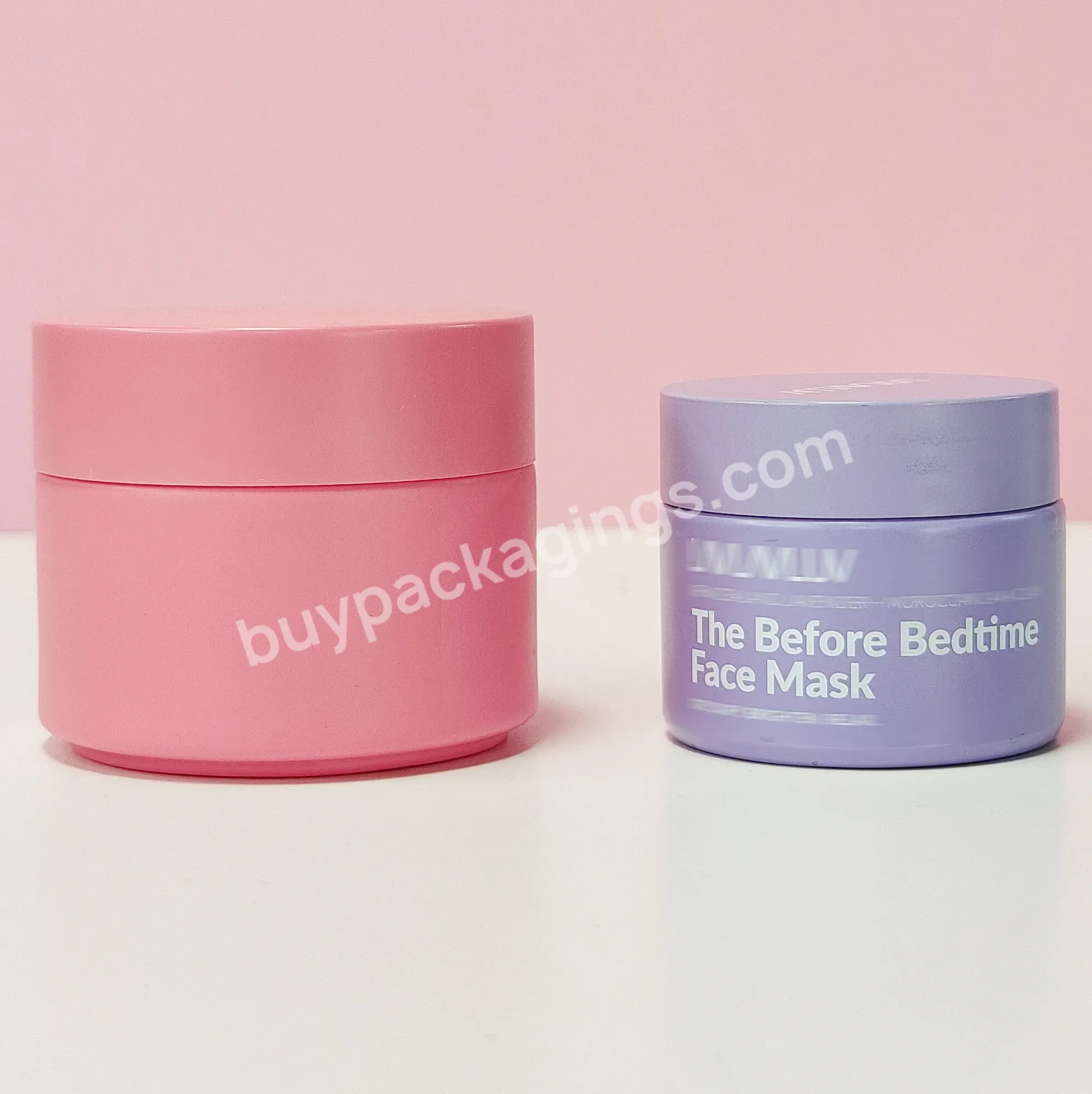 New Arrival 15g 30g 50g 100g Forested Cosmetic Package Pink Skincare Face Cream Opal White Glass Jar