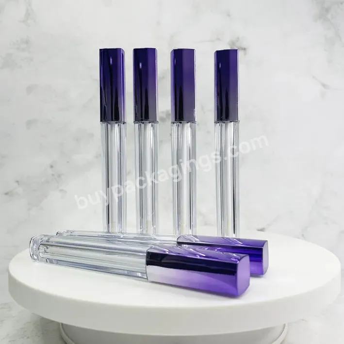 New Arrival 5ml 8ml Custom Logo Empty Lipgloss Containers Lip Gloss Tubes Lip Brush Tube