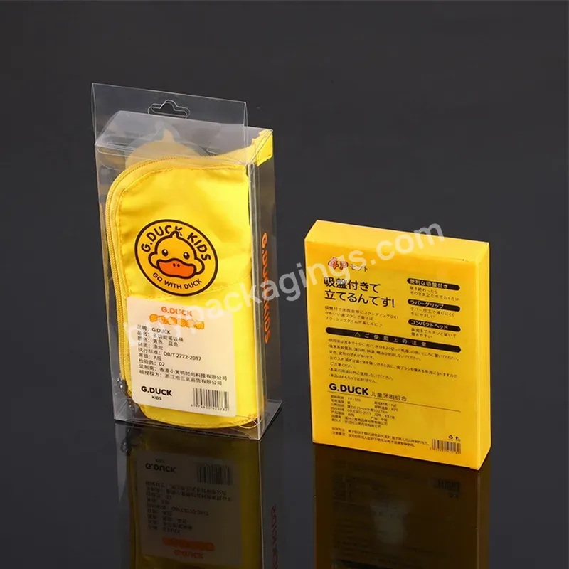 New Arrival Accept Small Packaging Clear Plastic Transparent Rpet Pet Pvc Packaging Box Hanger