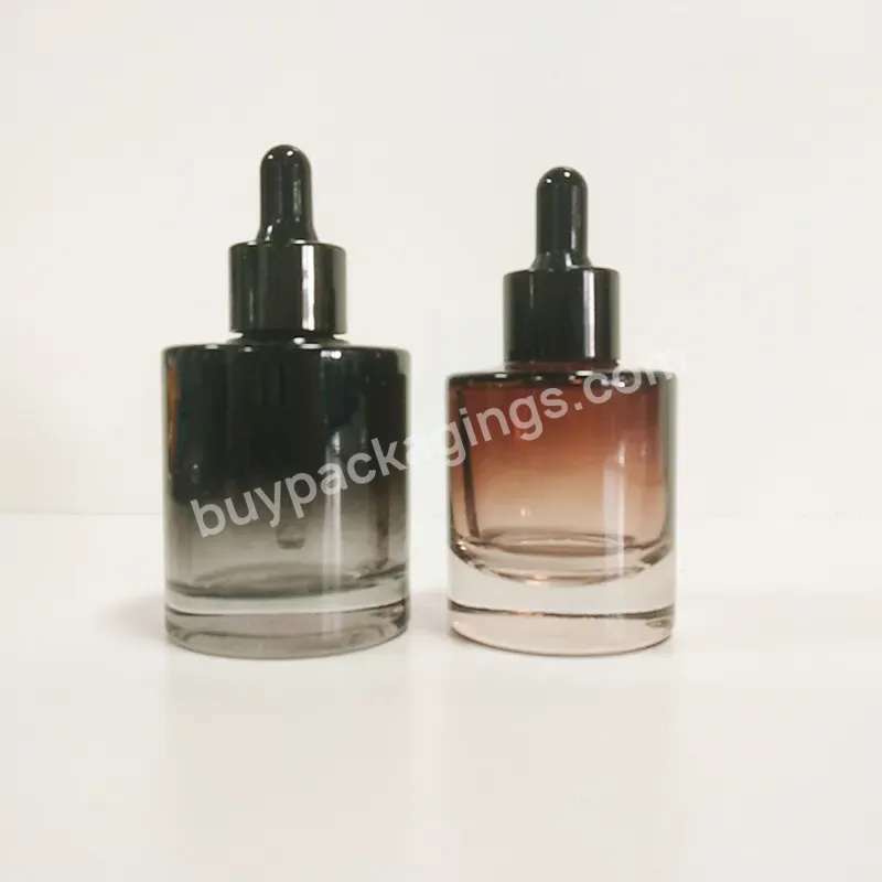 New Arrival Custom 1oz Luxury Thick Bottom Cosmetic Serum Oil Lotion Cream Pump Bottle Glass Dropper Bottles