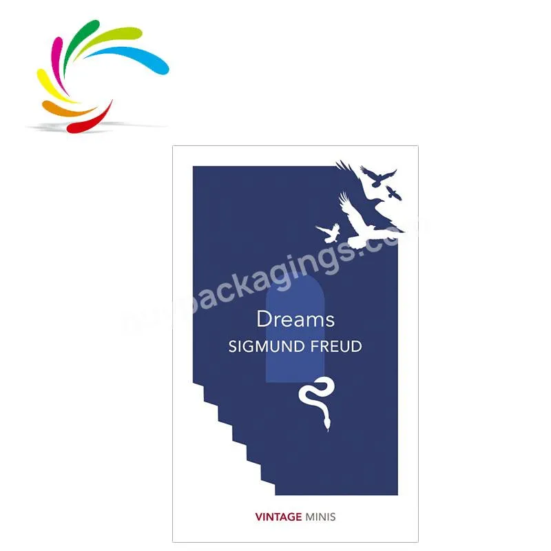 New arrival factory wholesale softcover book printing Bestseller book Dreams SIGMUND FREUD in stock