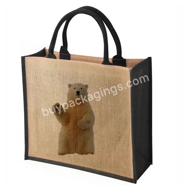 New Arrival Fancy Jute Bag Printed Jute Bag Large Jute Bag From Indian Manufacturer In India