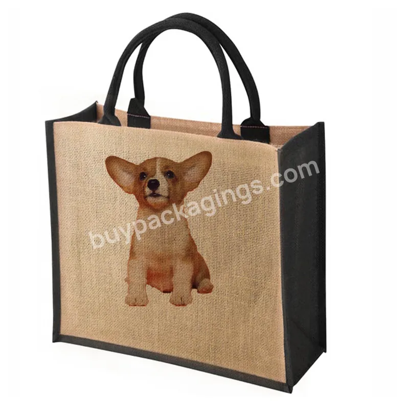 New Arrival Fancy Jute Bag Printed Jute Bag Large Jute Bag From Indian Manufacturer In India