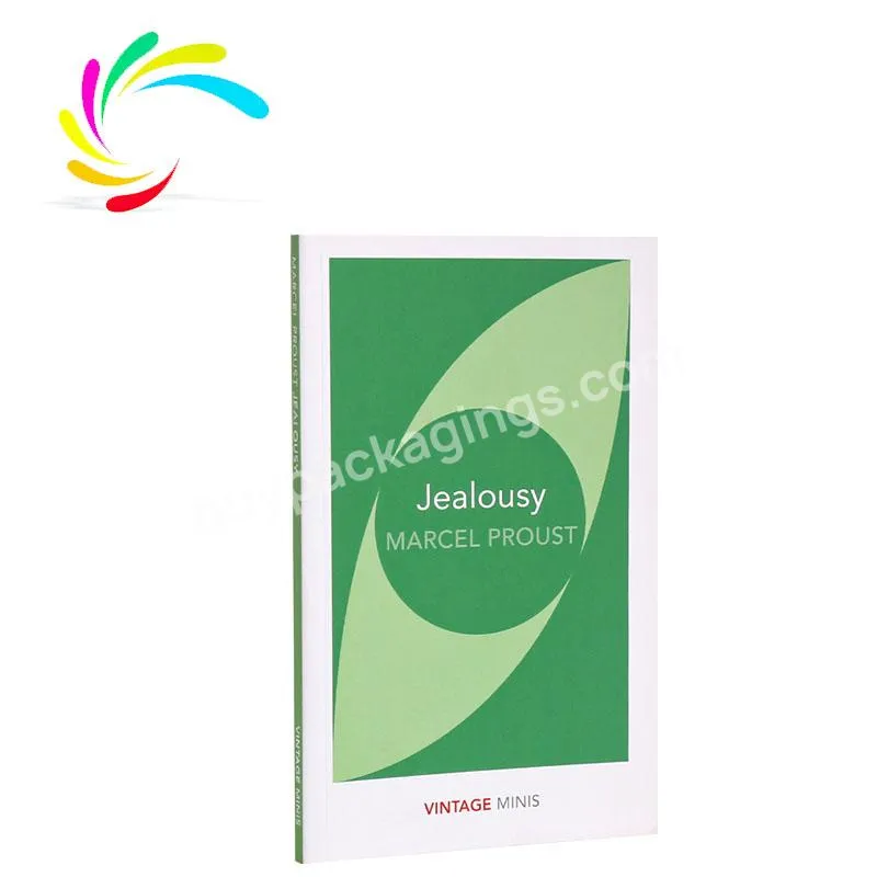 New arrival high quality low price paperback book printing Bestseller Jealousy MARCEL PROUST novel book in stock