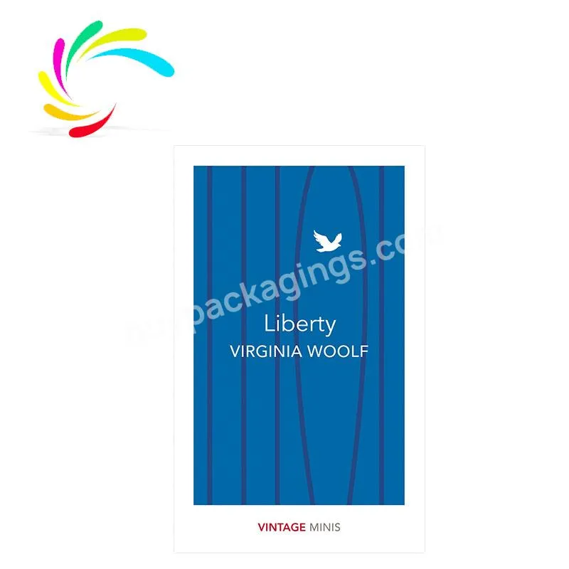 New arrival high quality low price paperback book printing Bestseller Liberty VIRGINIA WOOLF novel book in stock