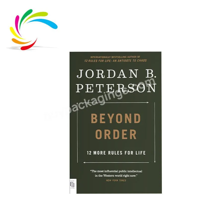 New arrival hot sale Customized personal paperback book light weight paper motivative stock English novel book Beyond order