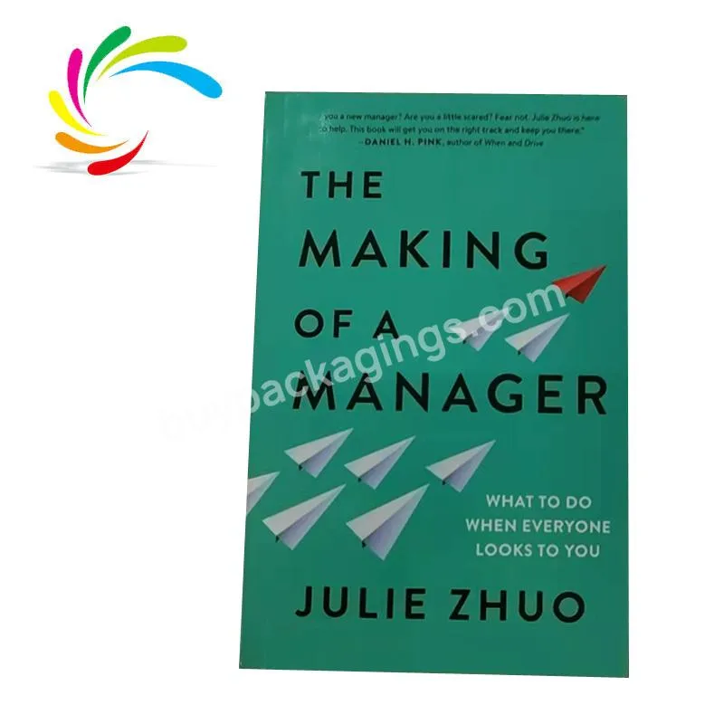 New arrival latest bestseller stock black and white printing book The making of a manager adults reading management books