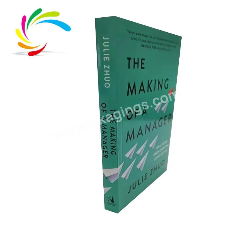 New arrival latest bestseller stock black and white printing book The making of a manager adults reading management books