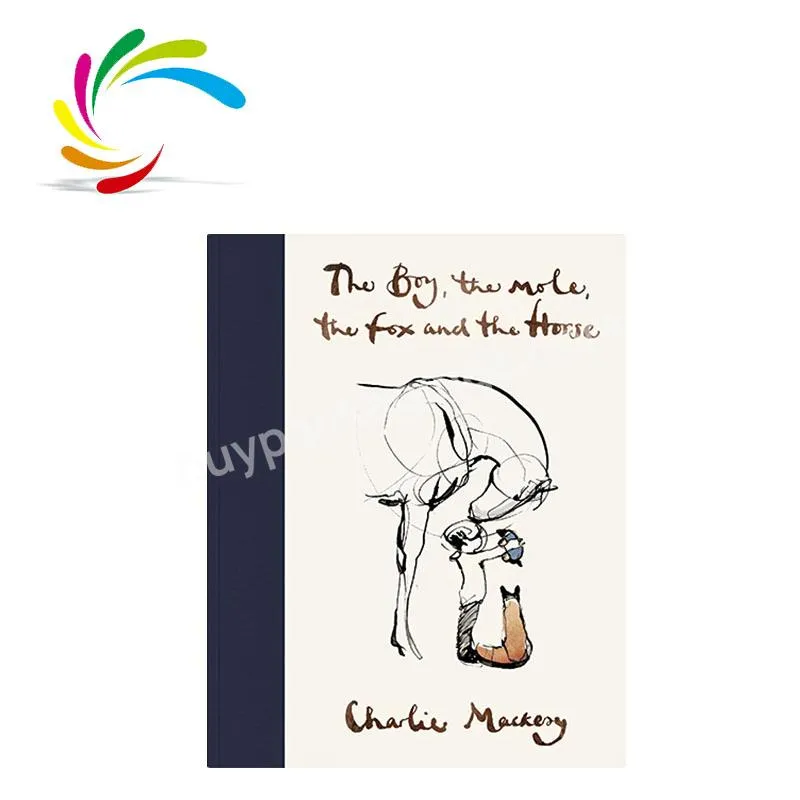 New arrival wholesale softcover book printing Bestseller The Boy, The Mole, The Fox and The Horse children story book in stock