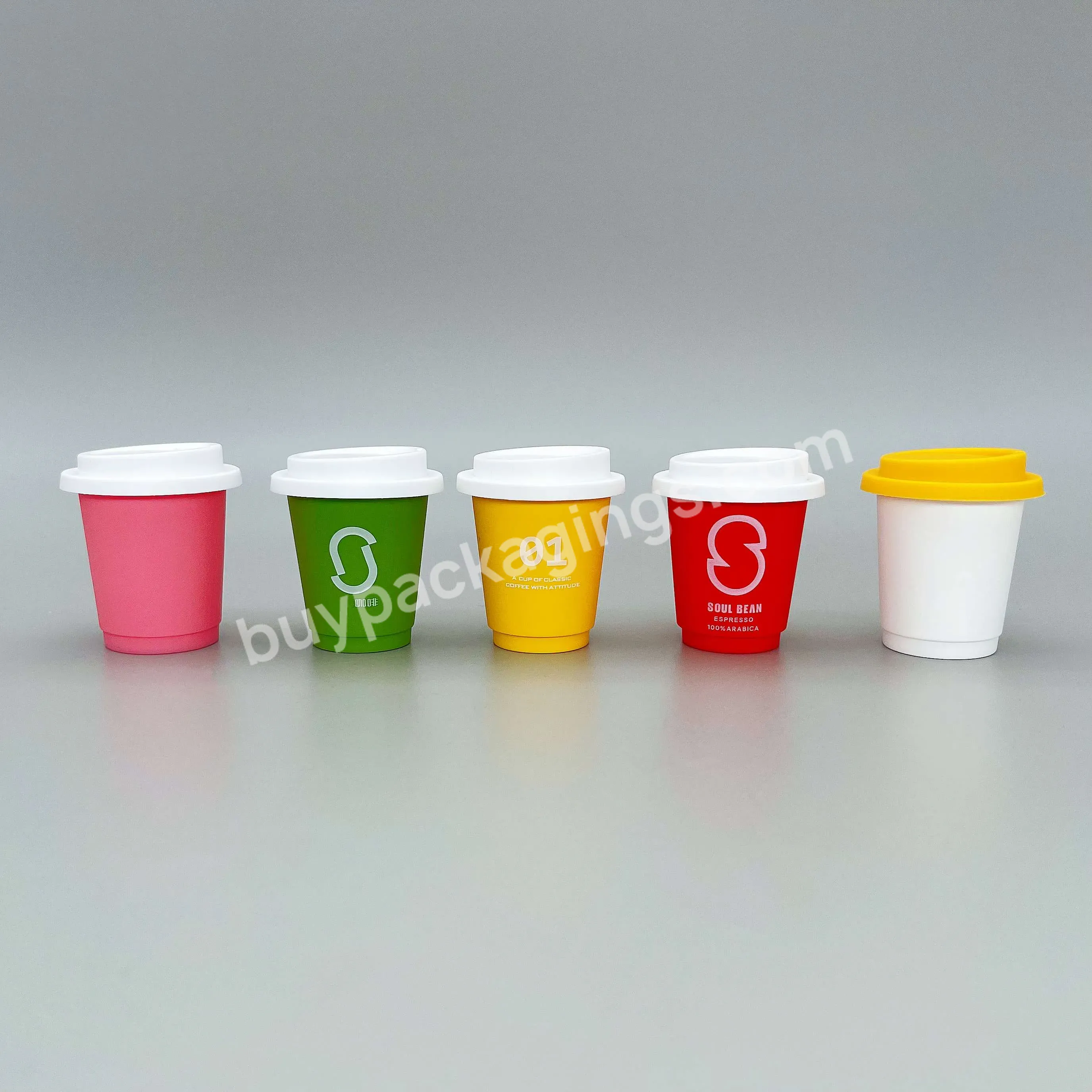 New Arrivals Coffee Cup Lash Box Wholesale Custom Luxury Eyelash Package Coffee Eyelash Package Plastic Box